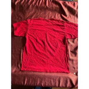 Yazbek Heavyweight T-Shirt Mens L Red Dominican Republic Tourist Graphic Tee